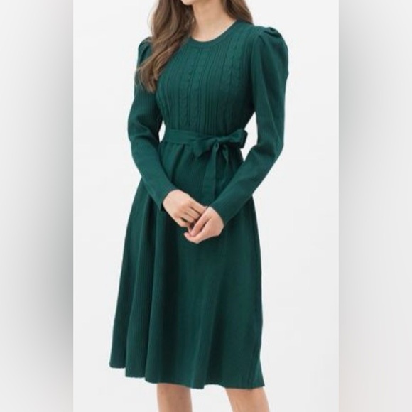Dresses & Skirts - Knit Green Women's Dress